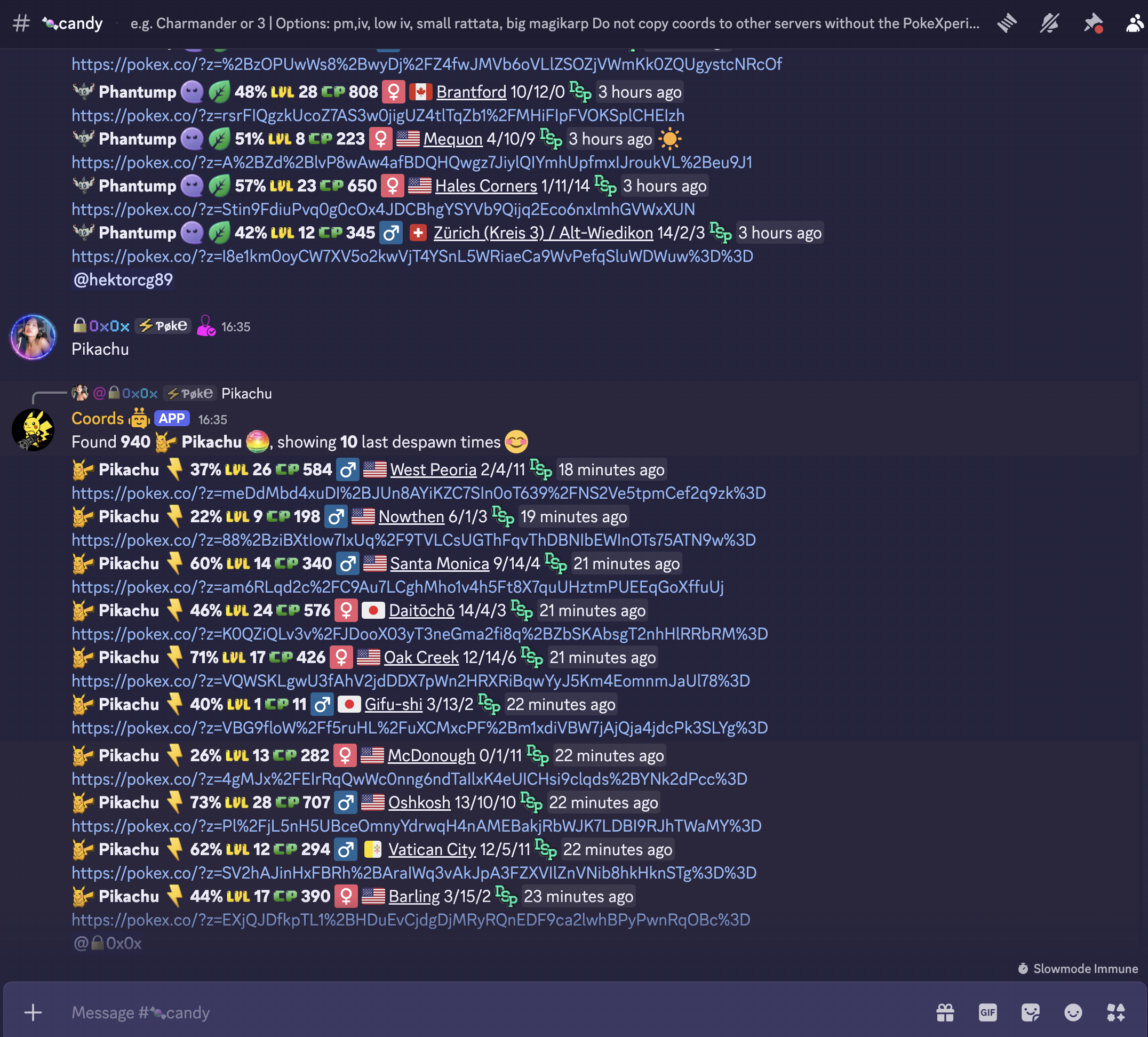 Candy Bot channel screenshot